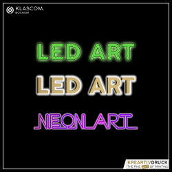 LED ART - Leuchtrahmen, Deckenpanele und Leuchtreklame Rahmen 